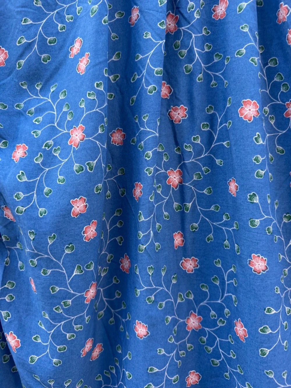 Natalie Martin Blue Floral Button-Front Women's Top Size: S - Picture 10 of 12
